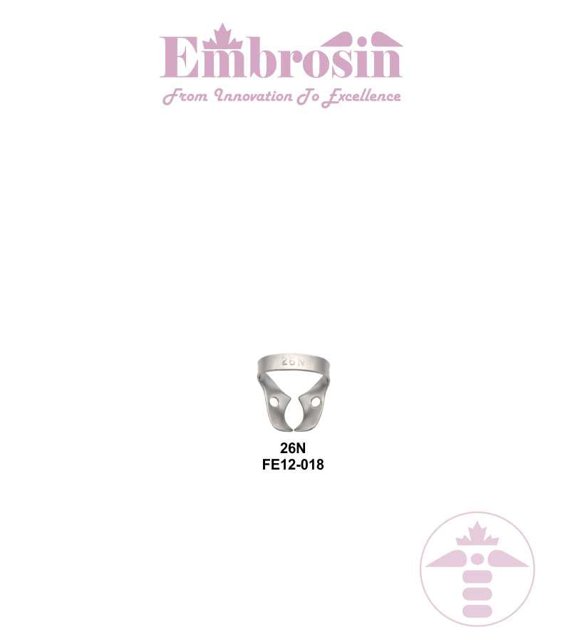 FE12-018 - Rubber Dam Clamps (Upper Molars) No. 26N