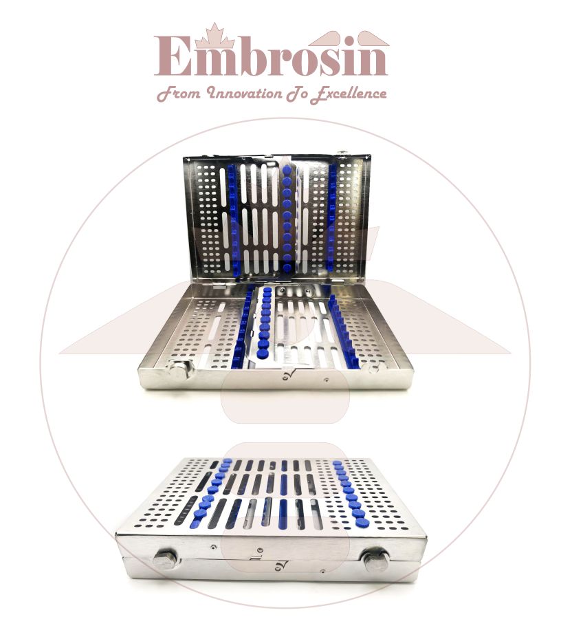 XE09-020 - Double Decker Cassette, 20 Instruments, (210mm x 145mm x 40mm)