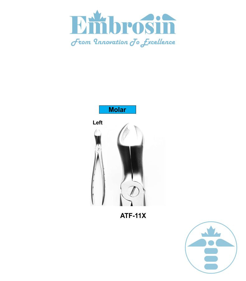ATF-F11X - Apical Atraumatic Forceps, No. F11 (Upper Left)