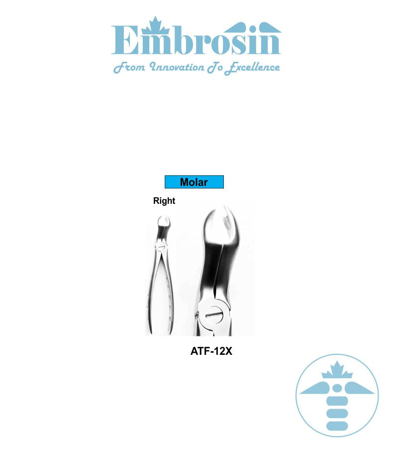 ATF-F12X - Apical Atraumatic Forceps, No. F12 (Upper Right)