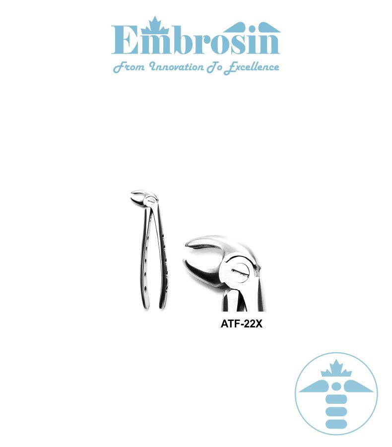 ATF-22X - ATRAUMATIC Forceps, No. 22 (Lower Molars)