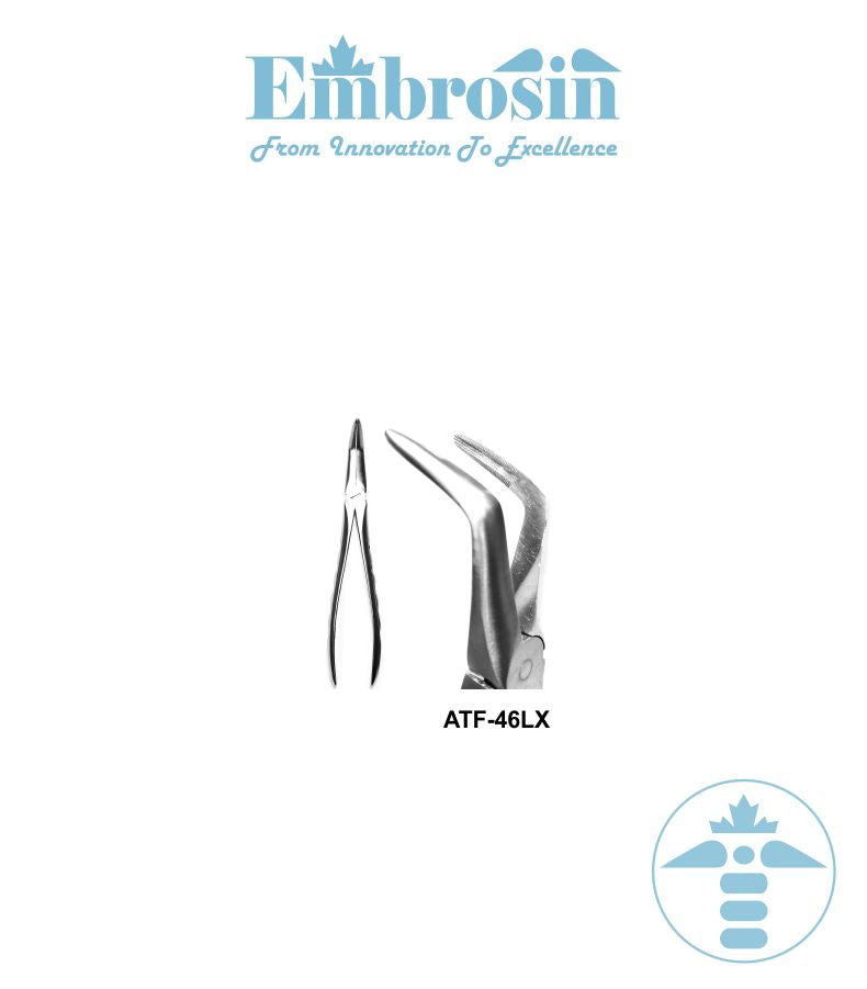 ATF-46LX - ATRAUMATIC Forceps, No. 46LX (Lower Root)