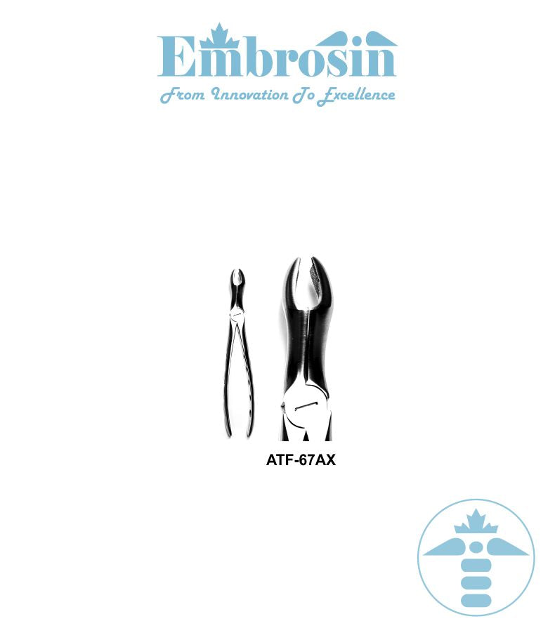 ATF-67AX - ATRAUMATIC Forceps Extracting Forceps No. 67A