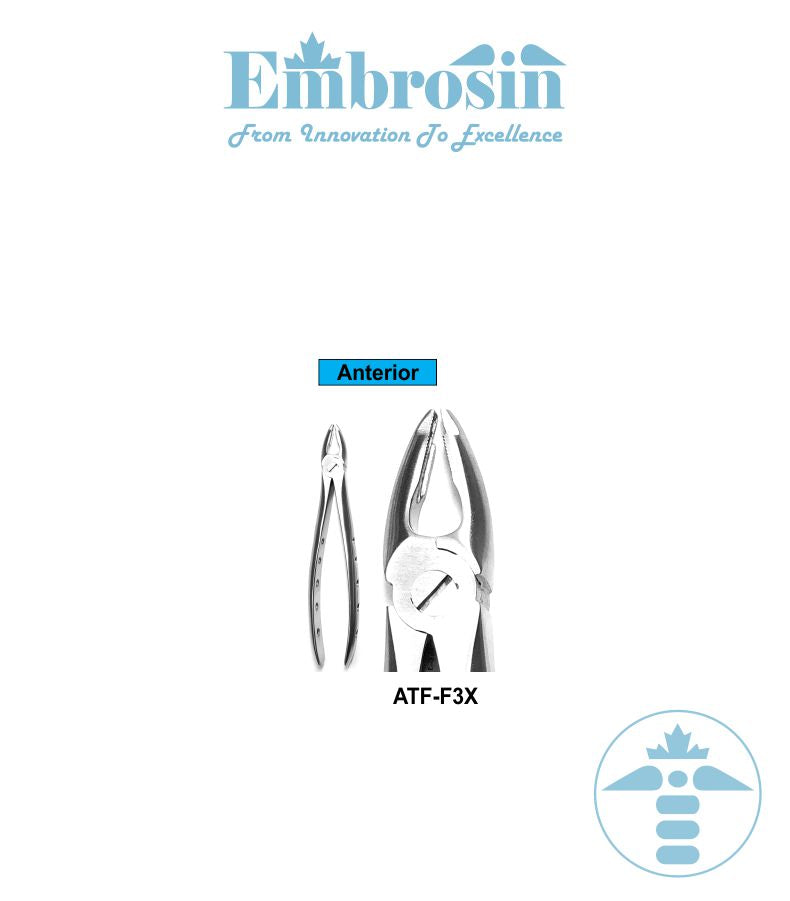 ATF-F3X - ATRAUMATIC Forceps, No. F3 (Upper Anterior)