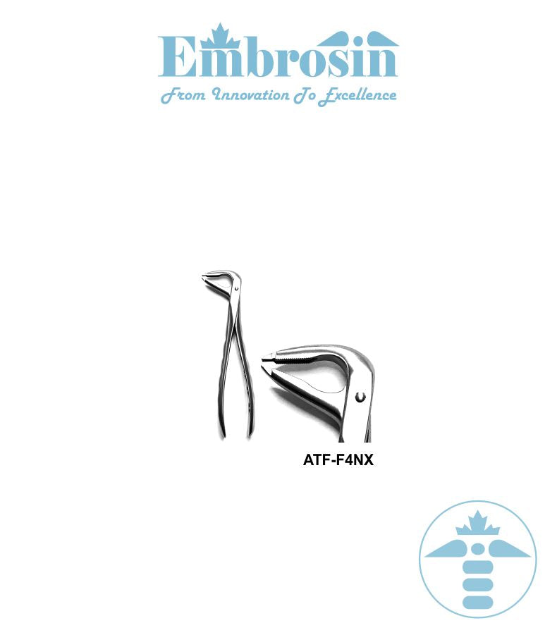 ATF-F4NX - ATRAUMATIC Forceps, No. F4N (Lower Anterior)