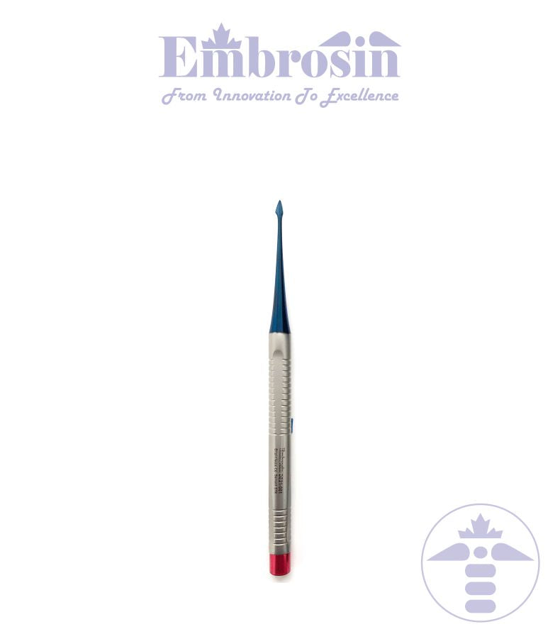 DE21-001 - ACCU BERNARD Elevator (Proximator), Spade Straight, Blue Titanium Coated
