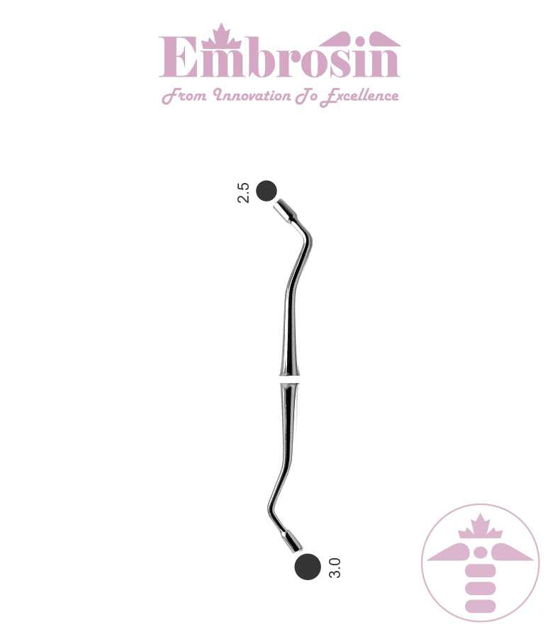 EE10-002B - Plugger/Condenser, Black, 2/3, 2.5/3.0 mm