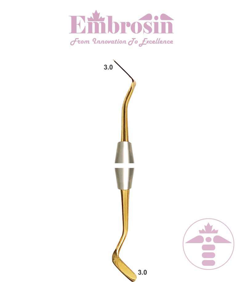 EE43-001A - Composite Instrument No. 1A: PFI, 3.0 mm Blade, Titanium Coated