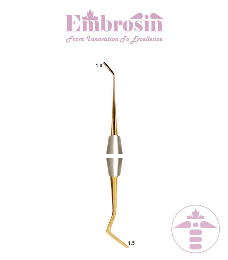 EE43-003B - Composite Instrument No. 3B: 1.5 mm (Blade) /1.0 mm (Condenser), Titanium Coated