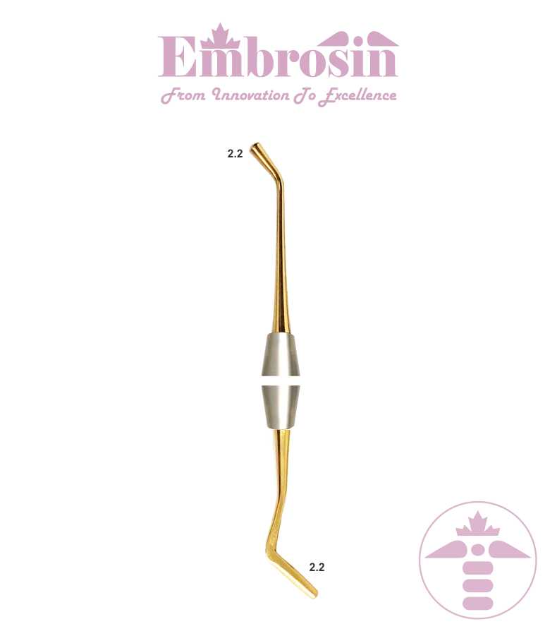 EE43-010 - Composite Instrument No. 10, 2.0 mm (Blade) /2.0 mm (Condenser), Titanium Coated