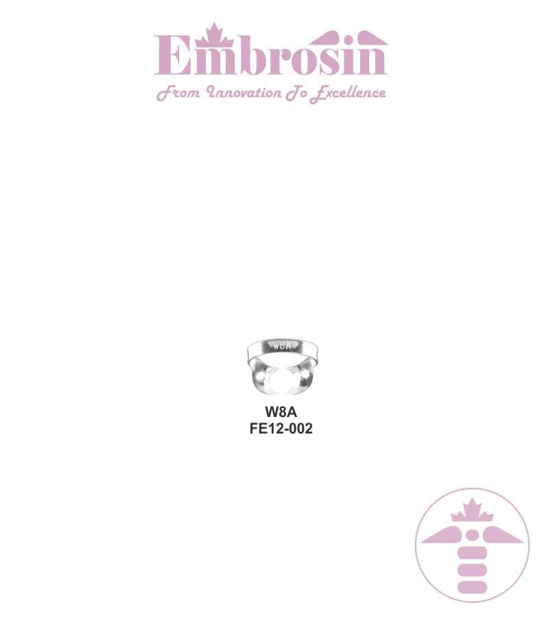 FE12-002 - Rubber Dam Clamps (Molars-General) No. W8A