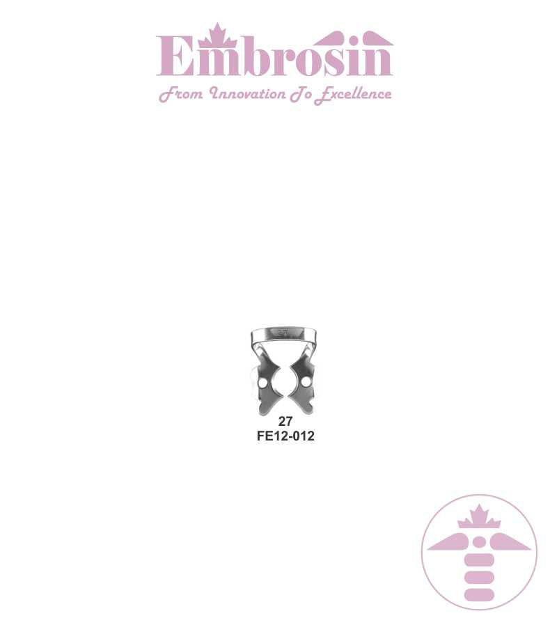 FE12-012 - Rubber Dam Clamps (Molars-General) No. 27