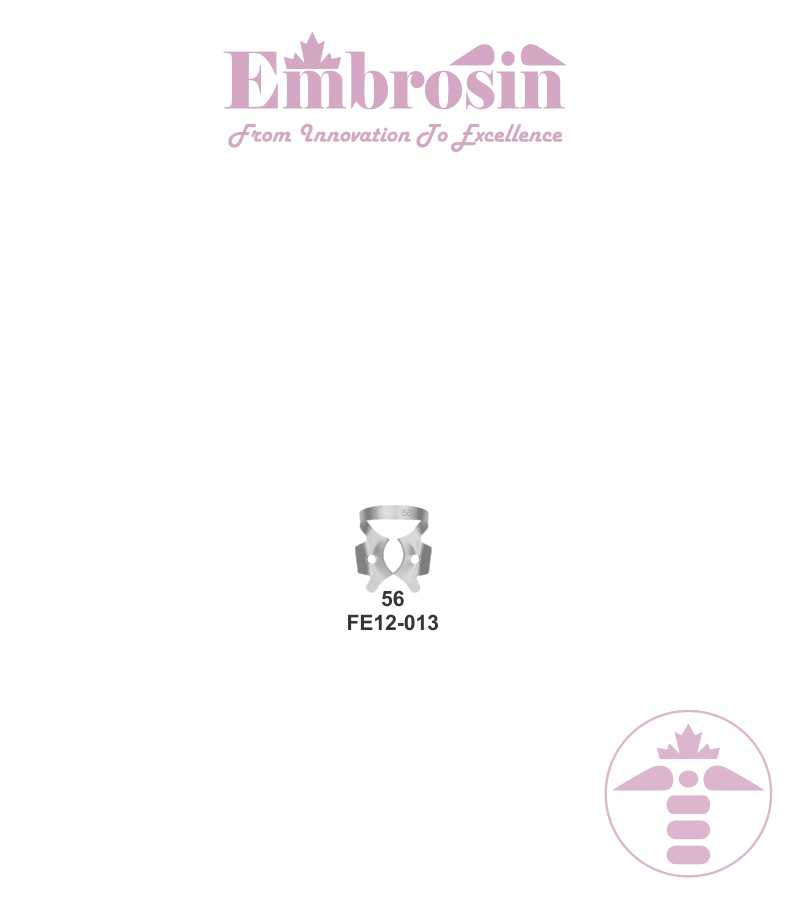 FE12-013 - Rubber Dam Clamps (Upper Molars) No. 56