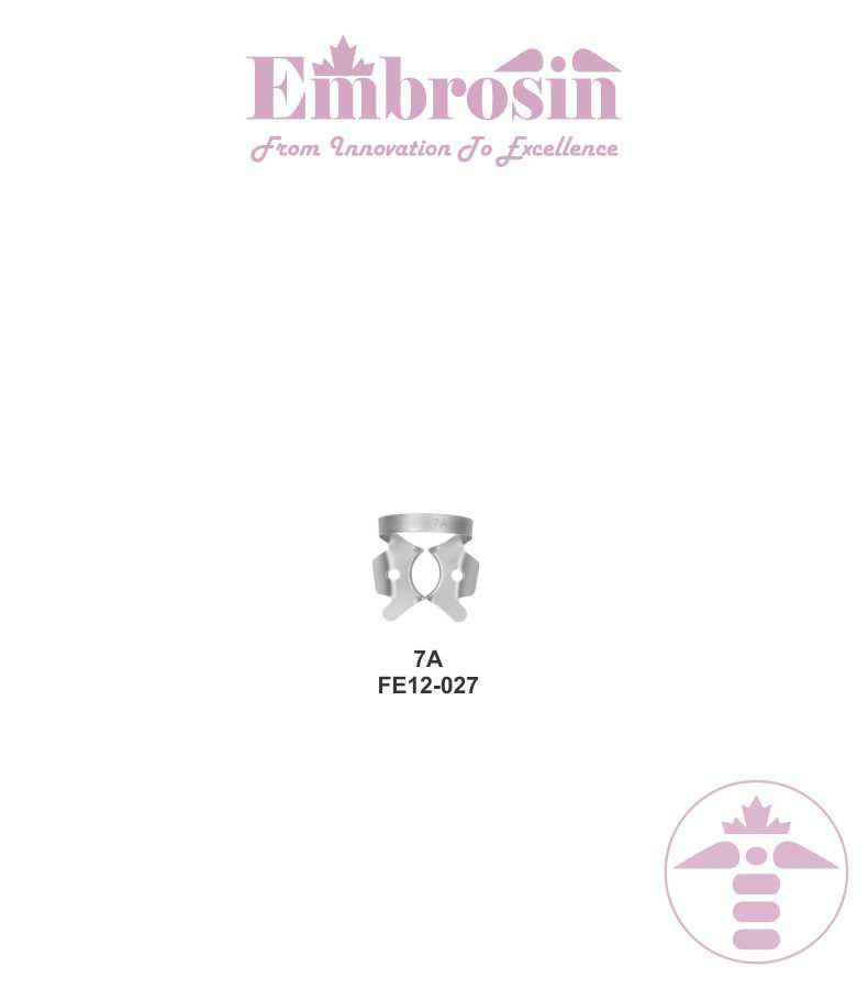 FE12-027 - Rubber Dam Clamps (Lower Molars) No. 7A