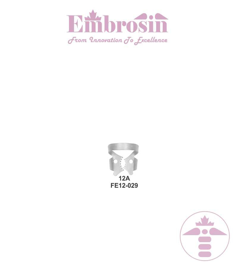 FE12-029 - Rubber Dam Clamps ( Lower-Molar) No. 12A