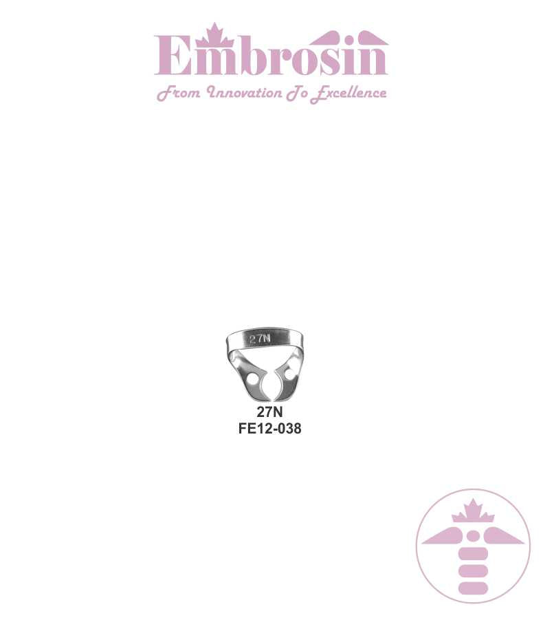 FE12-038 - Rubber Dam clamps (Premolar) No. 27N