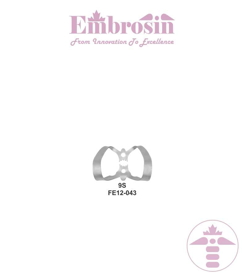 FE12-043 - Rubber Dam Clamps (Anterior) No. 9S