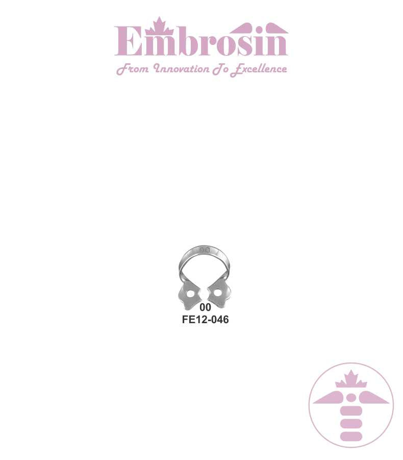 FE12-046 - Rubber Dam Clamps (Anterior) No. 00