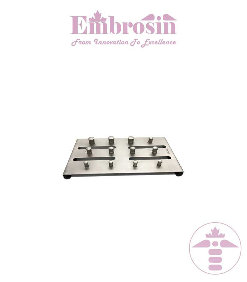 FE12-TRY12 - Rubber dam Clamps Tray, For holding 12 Clamps