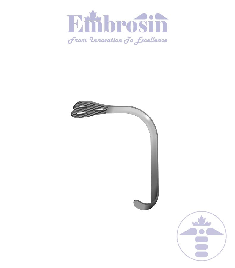 GE04-001B - Tongue Retractor, Weider, 14.0 cm / 5½", Large
