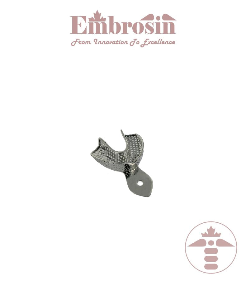 XE07-001S-L - Dental Impression Trays (Perforated), Lower, Small (S/24)