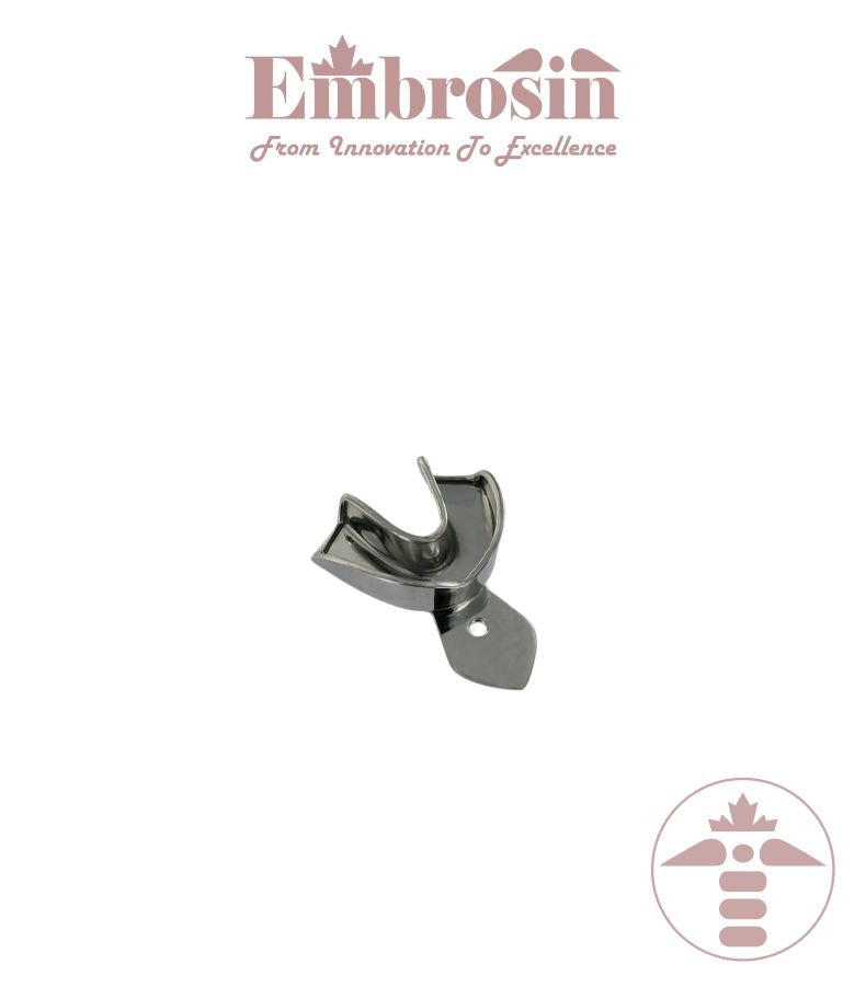 XE07-003S-L - Dental Impression Trays (Non-Perforated), Lower, Small (S/24)