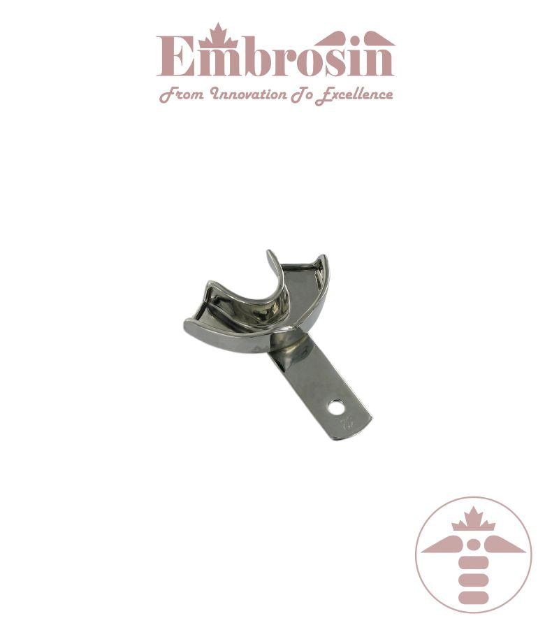 XE07-005L - Impression Trays For Crown & Bridge Lower (64 x 39mm), Non-Perforated