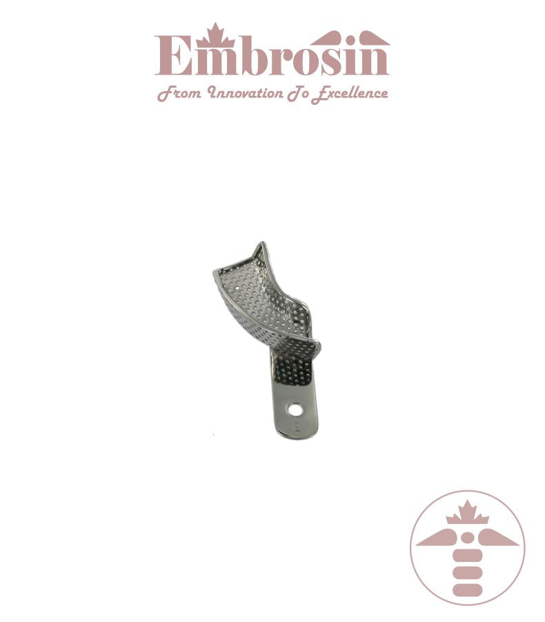 XE07-006A-S - Impression Trays For Crown & Bridge Upper/Right, Lower/Left, SMALL