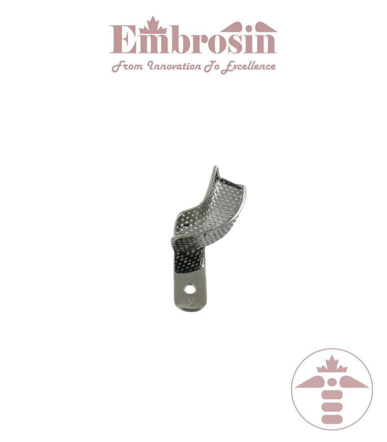 XE07-006B-L - Impression Trays For Crown & Bridge Upper/Left, Lower/Right, LARGE