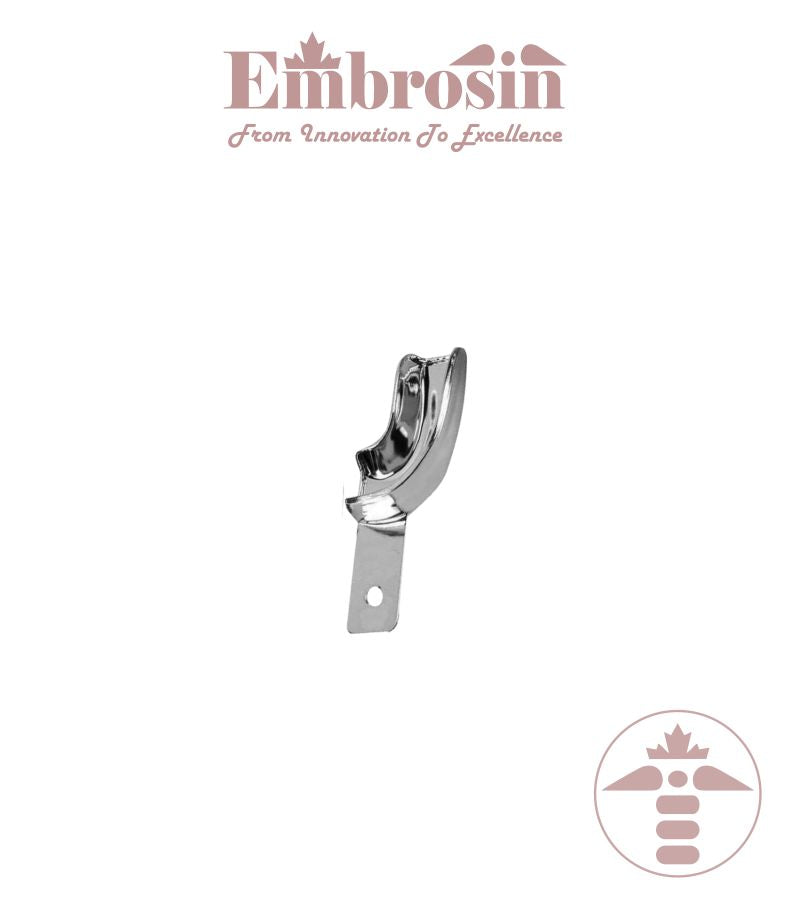 XE07-009B-L - Impression Trays (Non-Perforated) For Crown & Bridge Lower/Left, Upper/Right, LARGE