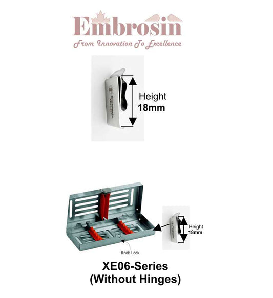 XE01-001A - Air water Syringe Clips for Cassettes (XE06-Series) (18mm H X 10mm W)