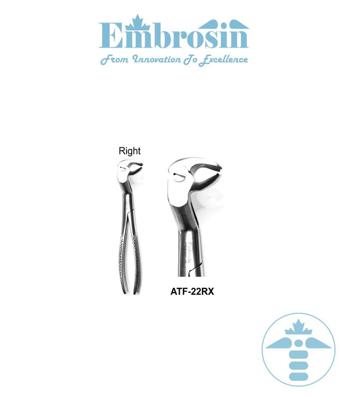 ATF-22RX - Extracting Forceps # 22R, Lower Molars and Third Molar Right