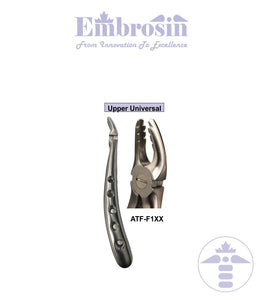 ATF-F1XX - ATRAUMATIC Forceps with Deep Grip, No. F1 (Upper Premolars)
