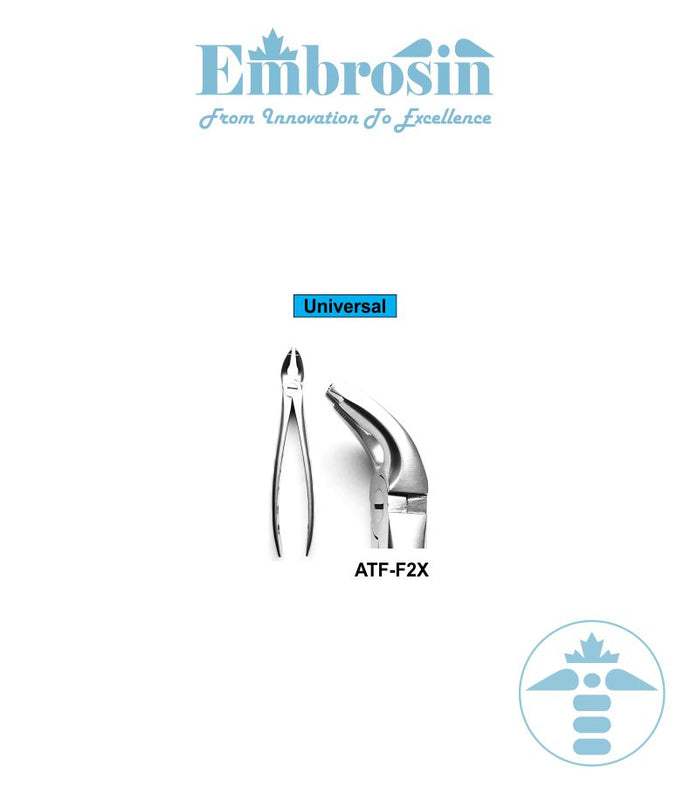 ATF-F2X - ATRAUMATIC Forceps, No. F2 (Lower Premolars)