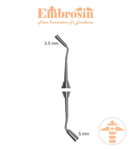 DE12-004 - JOVANOVIC, Bone Packer No. 4,  Modified (Long End=5mm Diameter, Short End=3.5mm Diameter, both end Serrated)