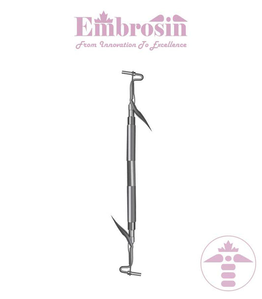 EE40-001B - Amalgam Carrier, Double End, Hollow Handle, Regular/Large, 2.0 mm/2.8 mm