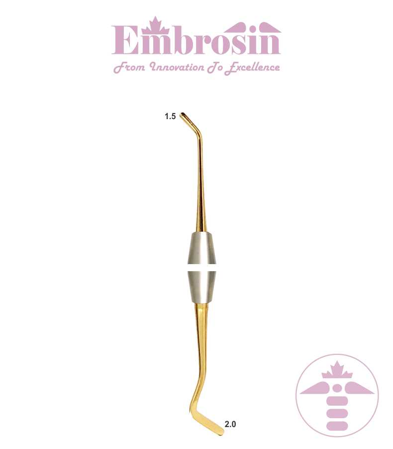 EE43-003A - Composite Instrument No. 3A:  2.0 mm (Blade) /1.5 mm (Condenser), Titanium Coated