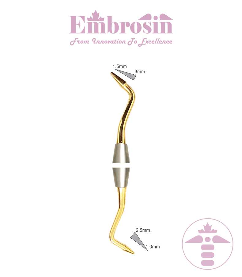 EE43-004 - Composite Instrument No. 4, 2.0 mm/ 3.0 mm, Titanium Coated