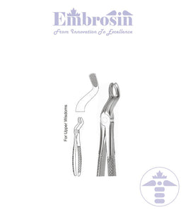 GE08-016 - Extracting Forceps (English Patterns), No. 67A, Upper Molar; 3rd