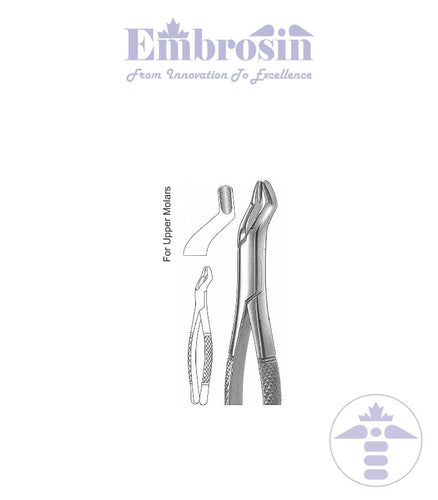 GE08-054 - Extracting Forceps (American Patterns), No. 10S, Upper Molars