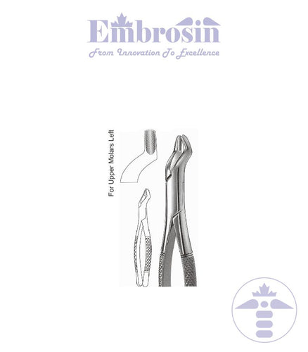 GE08-064 - Extracting Forceps (American Patterns), No. 53L Upper Molars