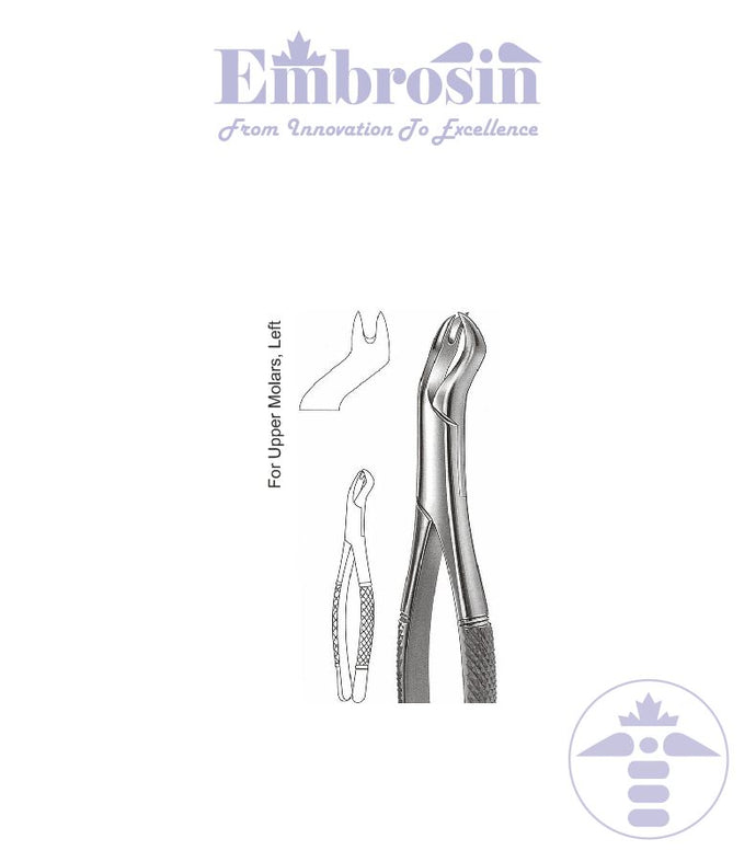 GE08-068 - Extracting Forceps (American Patterns), No. 88L, Upper Molars