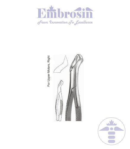 GE08-071 - Extracting Forceps (American Patterns), No. 88R, Upper Molar