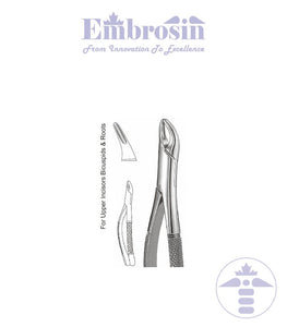 GE08-076 - Extracting Forceps (American Patterns), No. 150, Upper Incisors, Canines, Premolars & Roots