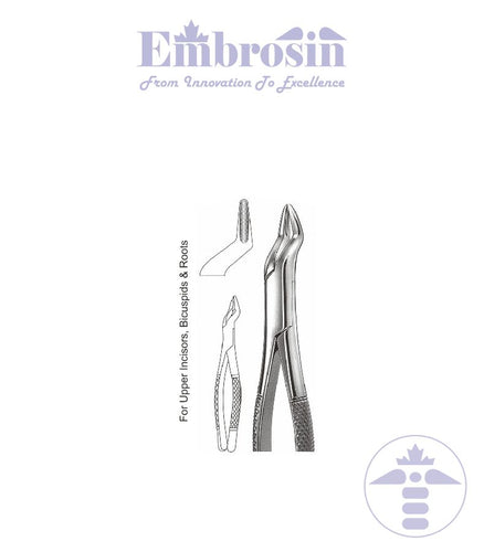 GE08-084 - Extracting Forceps (American Patterns), No. 286, Upper Roots, Incisors, Premolars