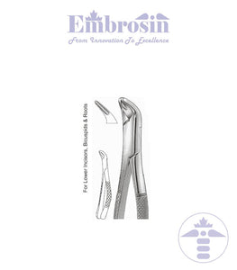 GE08-085 - Extracting Forceps (American Patterns), Cryer, No. 151, Lower incisors & Roots