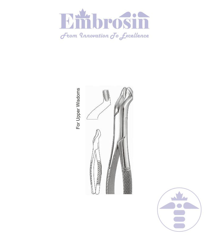 GE08-089 - Extracting Forceps (American Patterns), No. 210S, Upper Molar