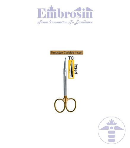 GF45-009TC - Scissors, Iris, Straight, 11.5 cm / 4½