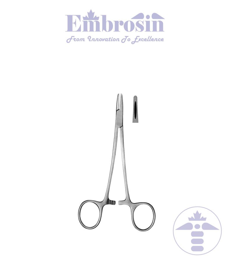 GF49-001 - Needle Holder, Hegar-Baumgartner, 14.0 cm / 5½"