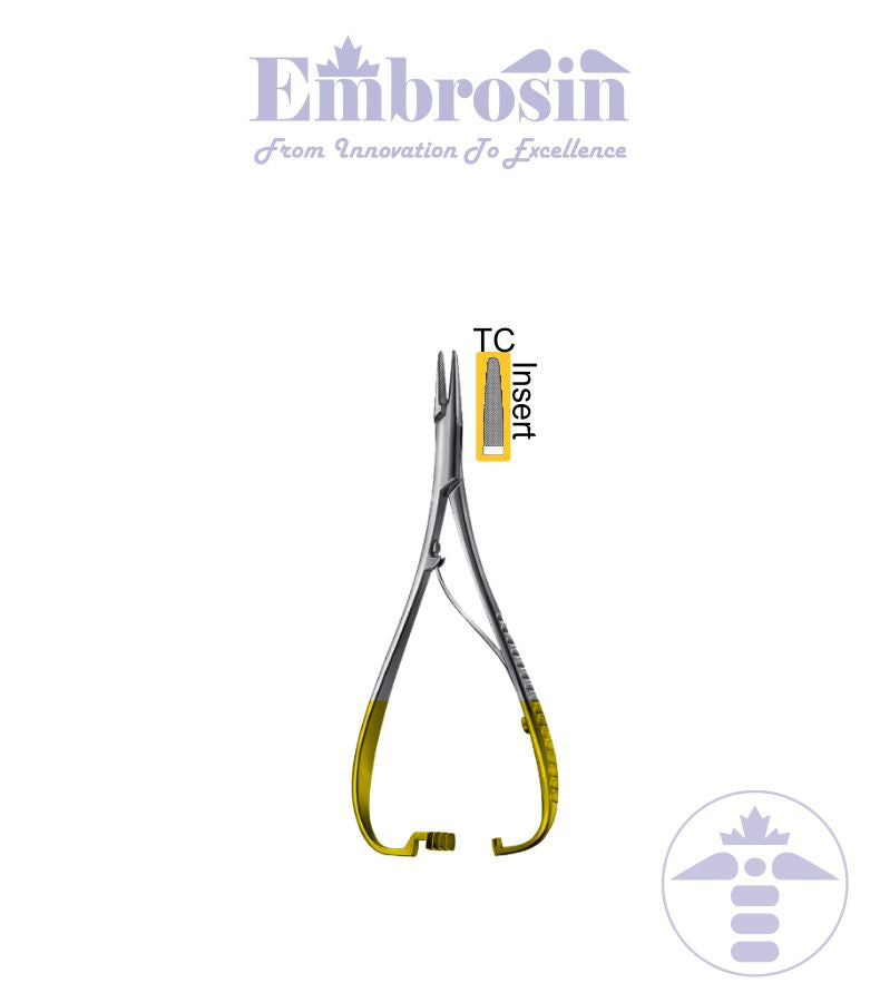 GF49-009TC - Needle Holder, Mathieu, 14.0 cm/ 5½", With TC